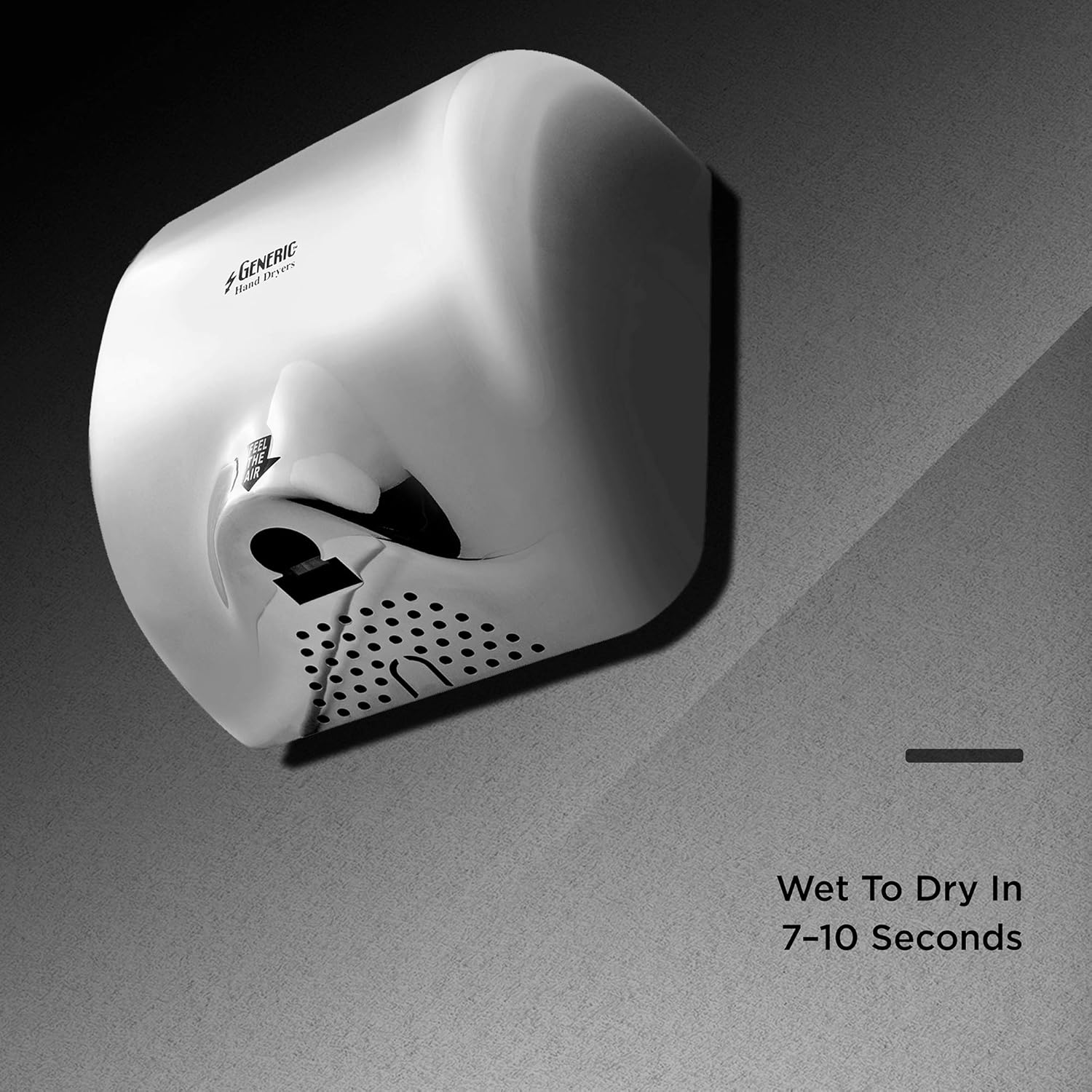 Bremmer Generic Turbo Hand Dryer High Velocity Low Energy Eco