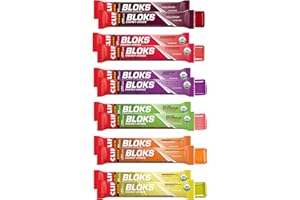 CLIF BLOKS - Energy Chews - Variety Pack - Non-GMO - Plant Based - Fast Fuel for Cycling and Running - Quick Carbohydrates and Electrolytes - 2.12 oz. Packets (12 Count)
