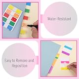 Mr. Pen Sticky Index Tabs 500 Pcs 21 Sets Neon Color Page Markers Binders view 4