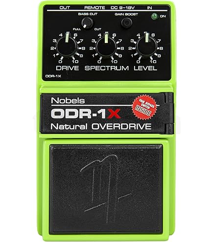 No-bels ODR 1X Pedal de efeitos para violão elétrico， Pedal