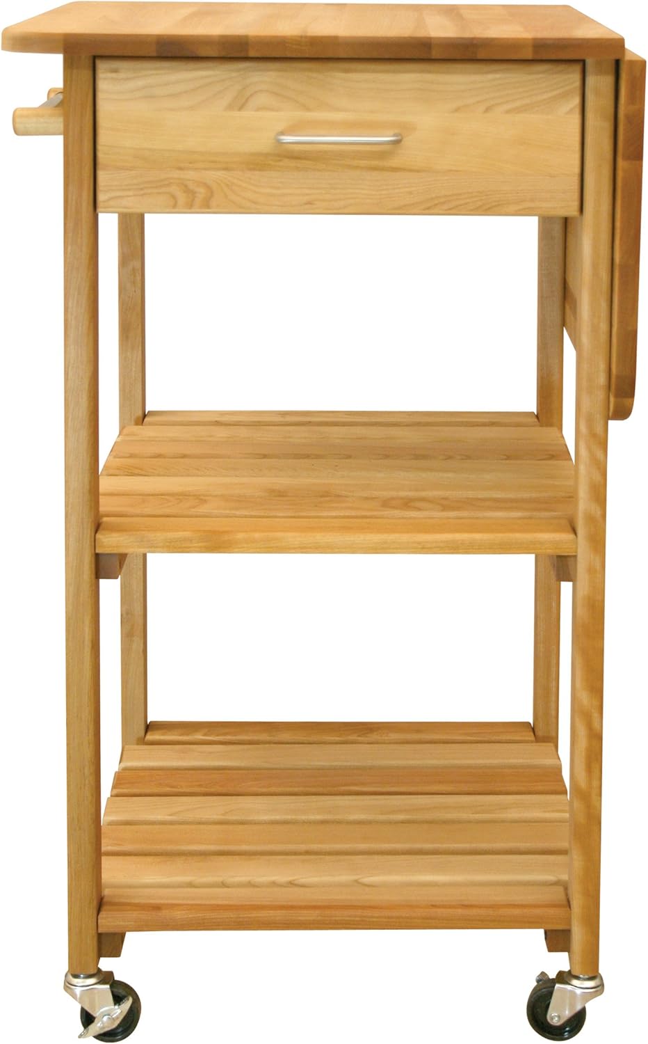 Best Drop Leaf Kitchen Cart In Brown