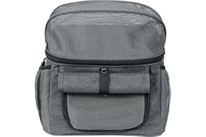 Pet Bike Basket, Large Storage Capacity, Oxford Cloth, Durable & Breathable, for Small Pets, Cats & Dogs, Outdoor Riding, Hik