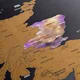 Atlas & Green Scratch Off UK Map Poster A2 with Accessories Kit view 6