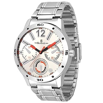 Analogue White Dial Mens Watch - GDM036