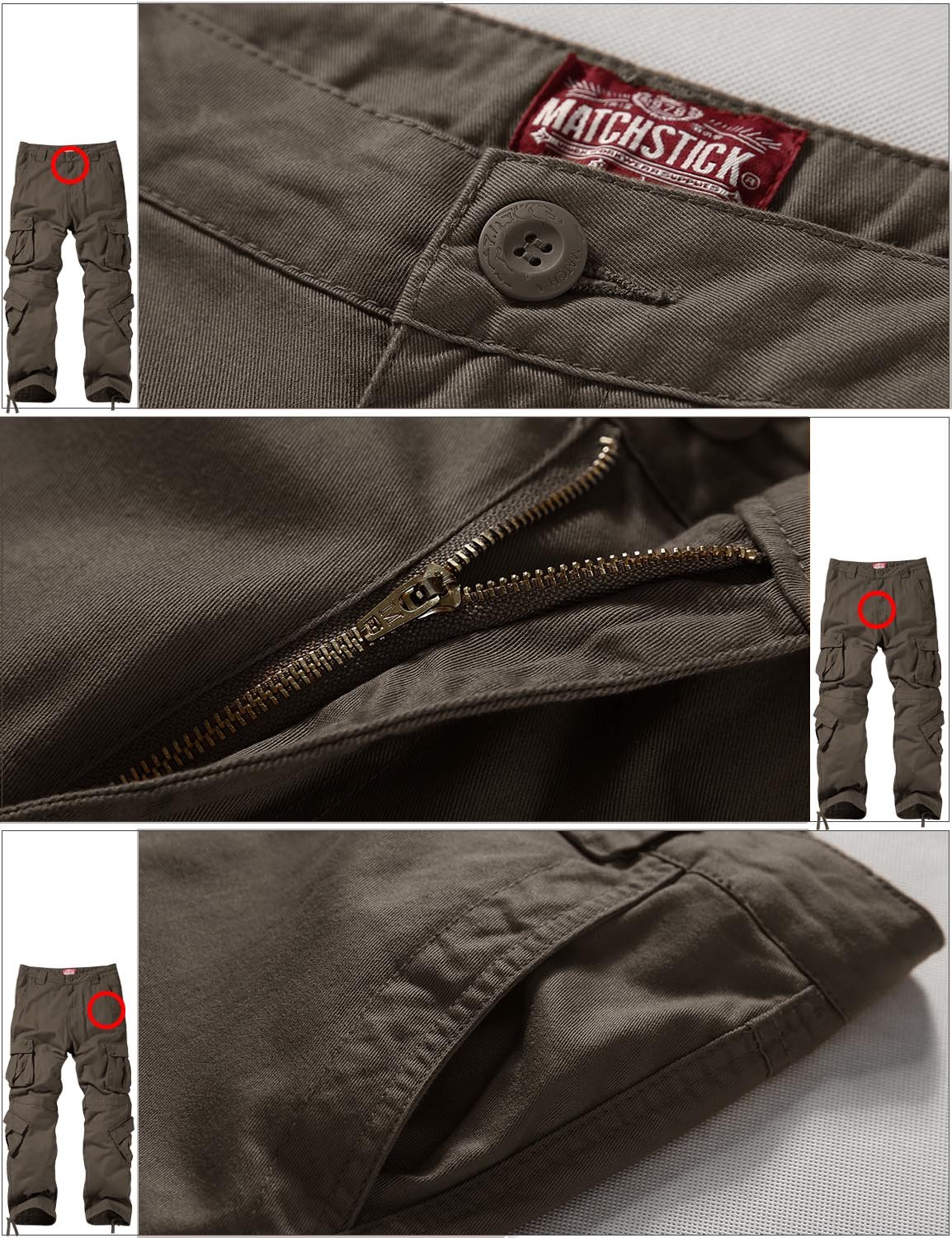 Match Men's Wild Cargo Pants