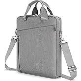 MicaYoung Laptop Case Shoulder Sleeve Bag Compatible with 14" MacBook Pro M5 M4 M3 M2 M1(2025-2021)/13.6" MacBook air M4 M3 M2, Chromebook Notebook Portable Carrying Messenger Computer Bag, Gray