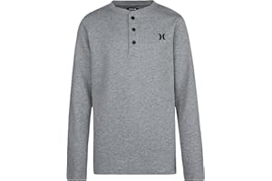 Hurley Boys Long Sleeve Waffle Knit Shirt