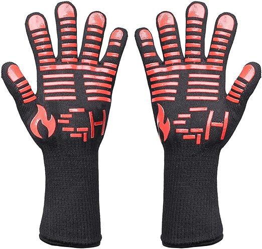 GoHiking - Guantes para Barbacoa, Resistentes al Calor, para Horno