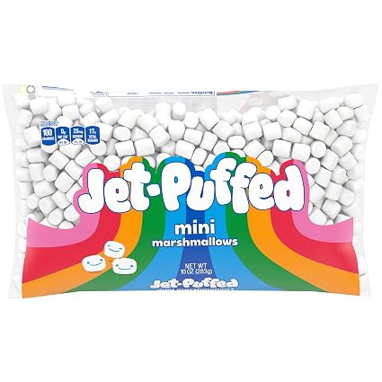 Amazon Com Jet Puffed Mini Marshmallows 10 Oz Bag Grocery Gourmet Food
