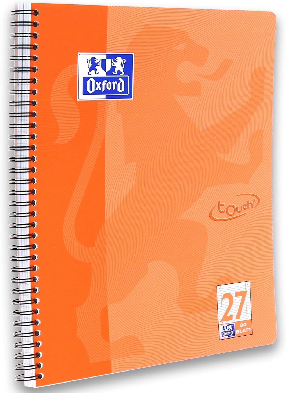 Oxford 400091924 Touch Notepad A4 Pack of 10 Assorted 80 Sheets Ruled Double Margin Notepad Writing Pad School Notepad - Image 5