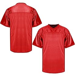 MESOSPERO Blank Football Jersey,Men's 90s Hip Hop
