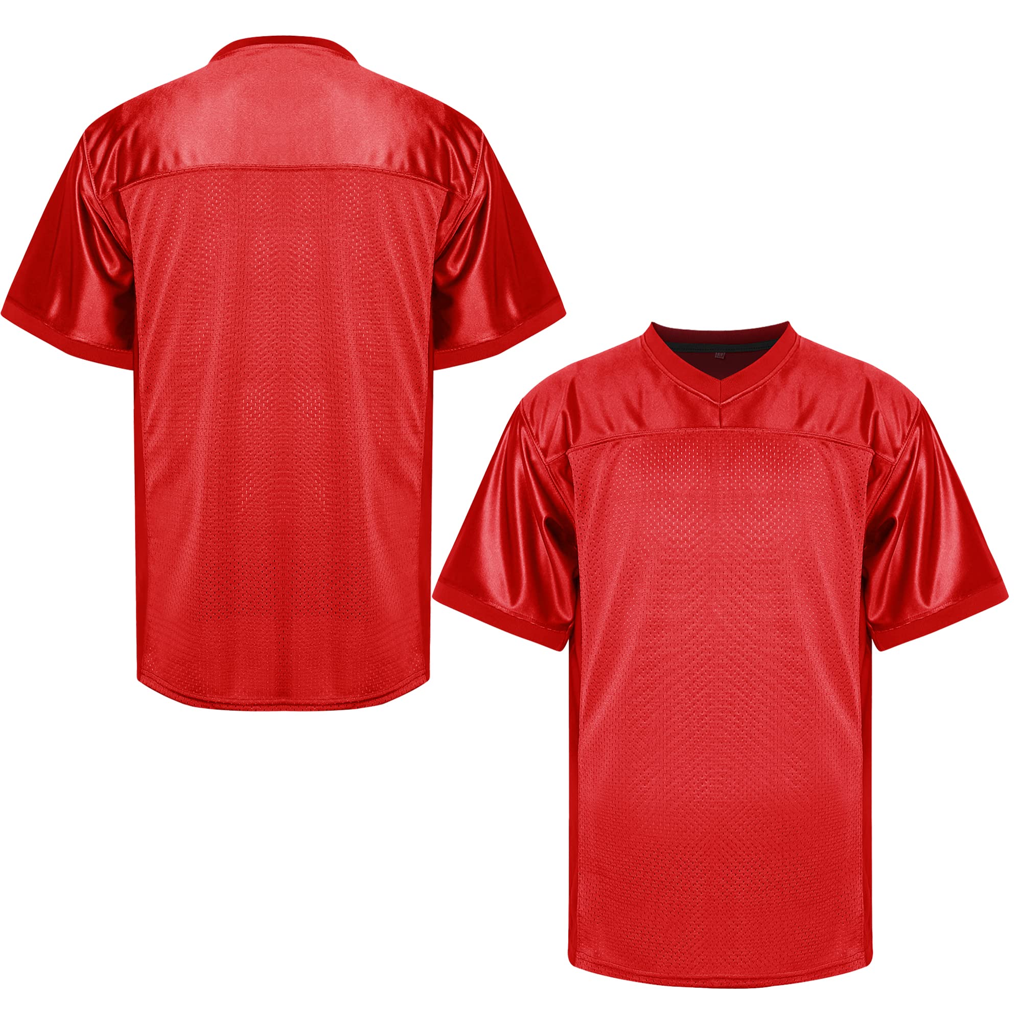 MESOSPERO Blank Football Jersey,Men's 90s Hip Hop
