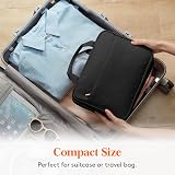 Lifewit Travel Toiletry Bag Large Hanging Cosmetic Organizer Black view 7