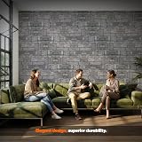 IZODEKOR 3D Stone Effect Wall Panels Pack of 10 53 sq ft Natural Look view 3