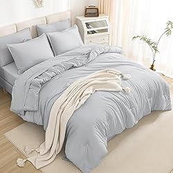 Litanika King Size Comforter Set Light Grey - 7