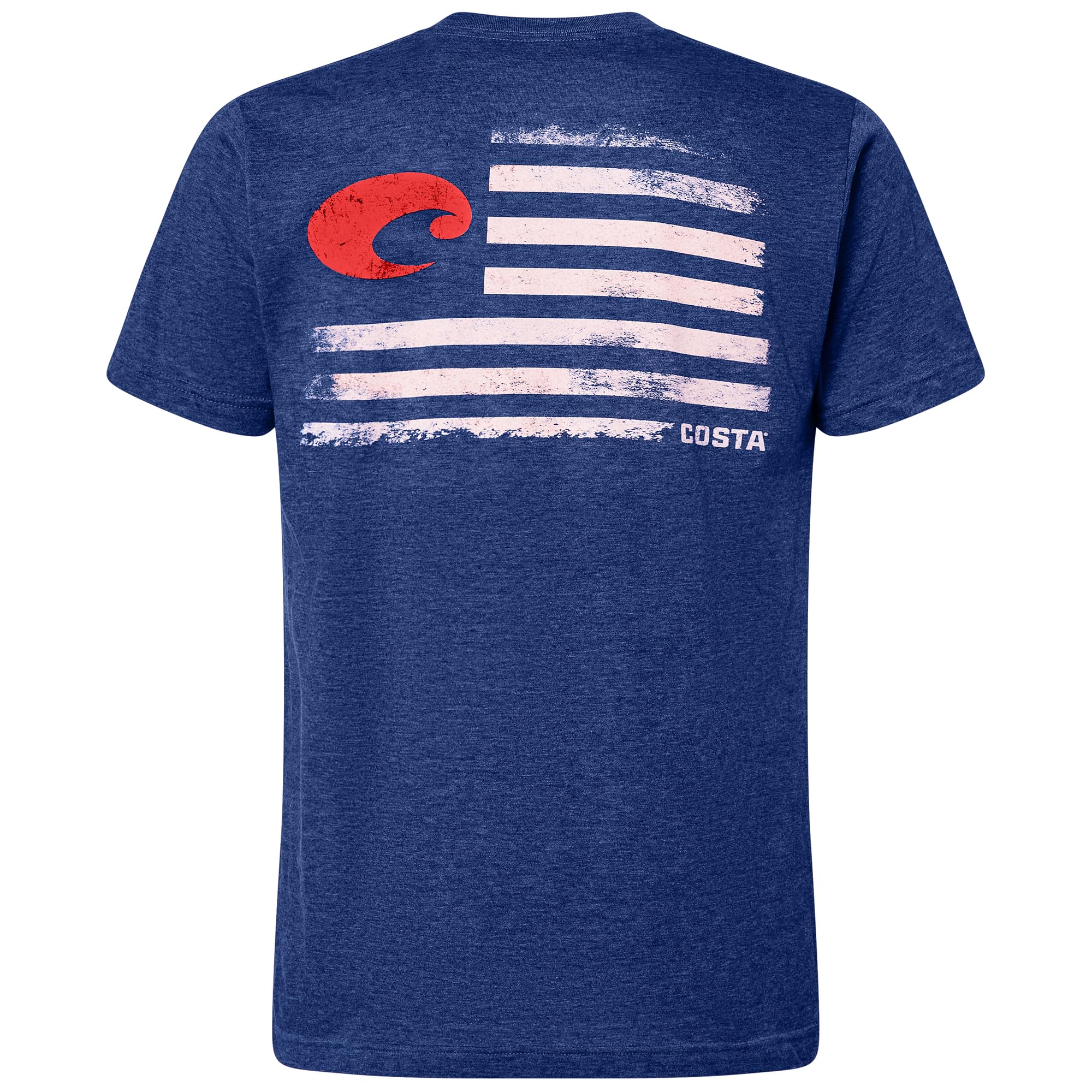 Costa Del Mar Mens Pride T-Shirt, Heather Royal, Small Image