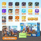 Coodoo Magnetic Blocks Build Mine Magnet World Magic Sword Set 84pcs view 7