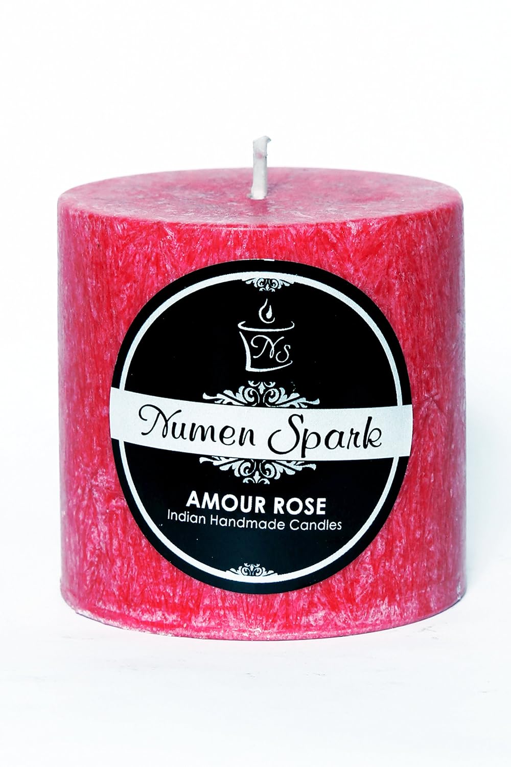 Buy Ns Numen Spark Amour Rose Crystal Pillar Candle 3x3