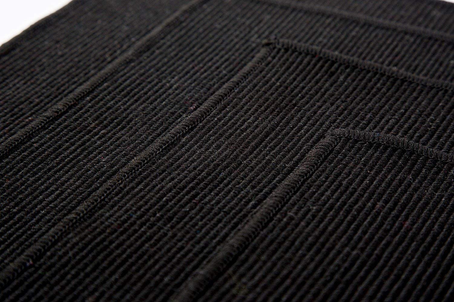 WOOD MEETS COLOR Cotton Table Placemats Woven Braided Ribbed Washable Kitchen Table Mats Set of 6, 12\