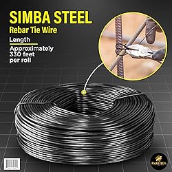 SIMBA STEEL - Rebar Tie Wire | 16 Gauge | Black
