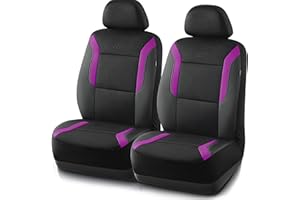 Skechers Memory Foam Car Seat Covers, Air Cool Mesh Thick Seat Covers,Car Seat Covers Front Seats,Airbag Compatible, Automoti