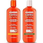 Cantu Shampoo &amp; Conditioner with Shea Butter for Natural Hair, 13.5 fl oz (Pack of 2)