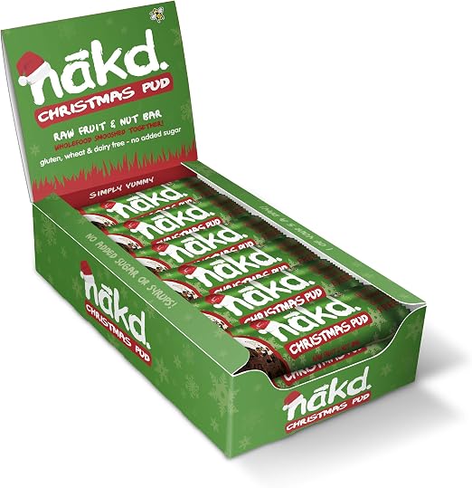 Are Nakd Bars Healthy Snacks Nakd Christmas Pud Natural Snack Bars - Vegan Bars - Healthy Snack