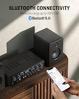 Donner MAMP5 Bluetooth 5.0 440W 4-Channel Stereo Amplifier Receiver view 5