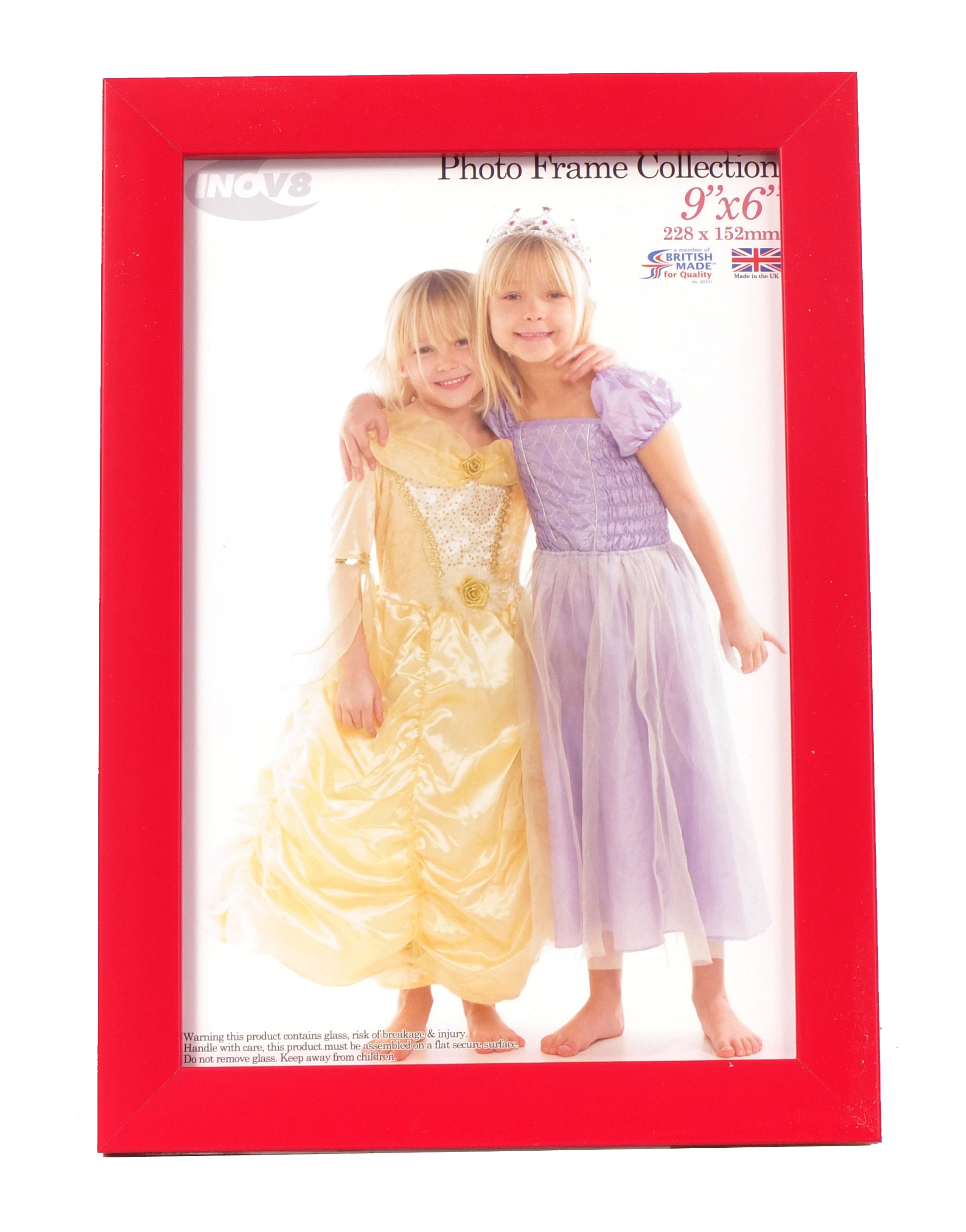 Inov8 Framing PFVS-RERE-96 Photo Frame, Regal Red, 9x6 — image 1