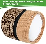Tenn Well 30cm Indoor Plant Pot Basket with Liner Cotton Woven Storage Black view 6