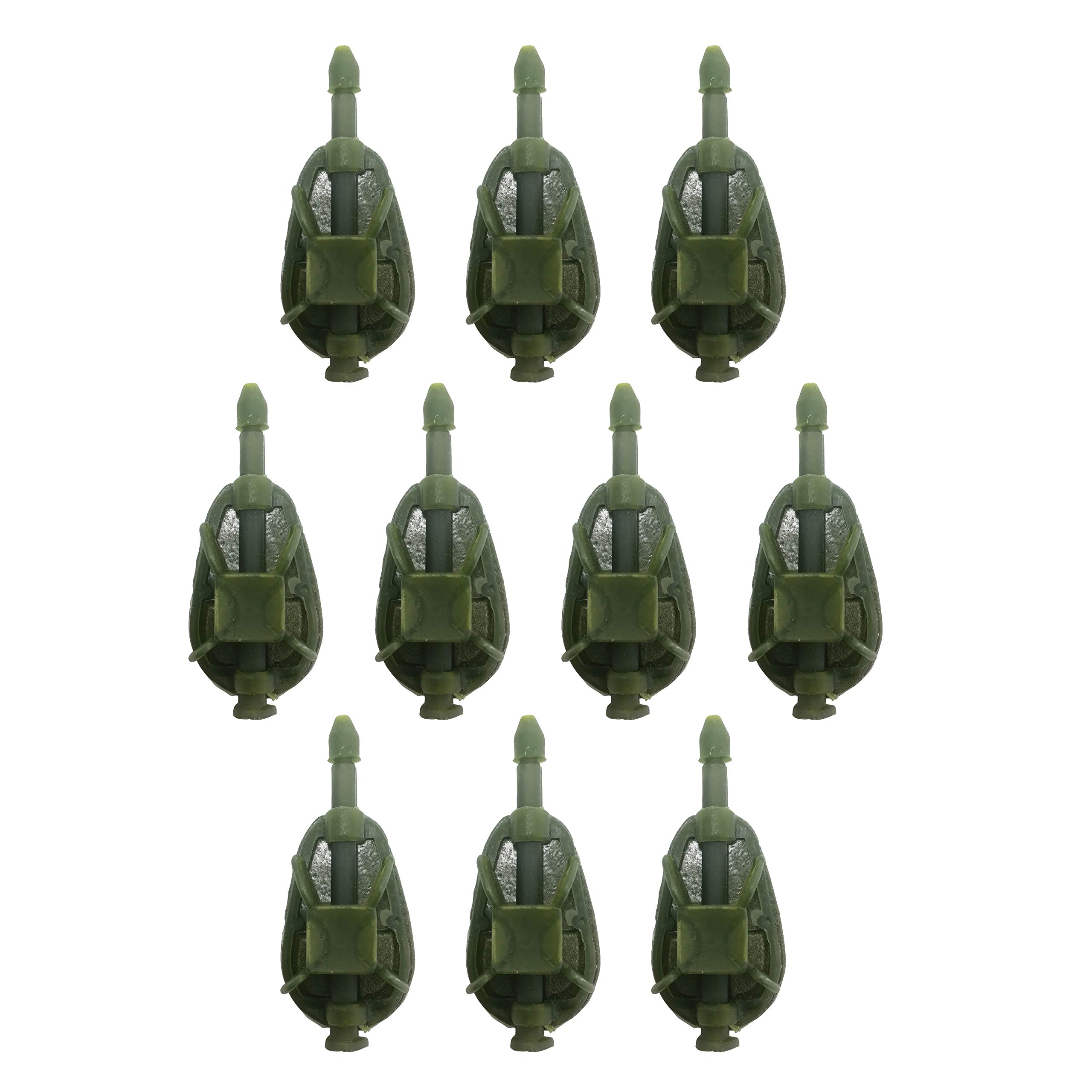 FLADEN Fishing - 10 x FEEDERS - Standard Cross X Inline Fishing Feeders 20g and 45g Bulk Packs - Great For Use With a Wide Range of Groundbaits (10 x 20g Feeders)