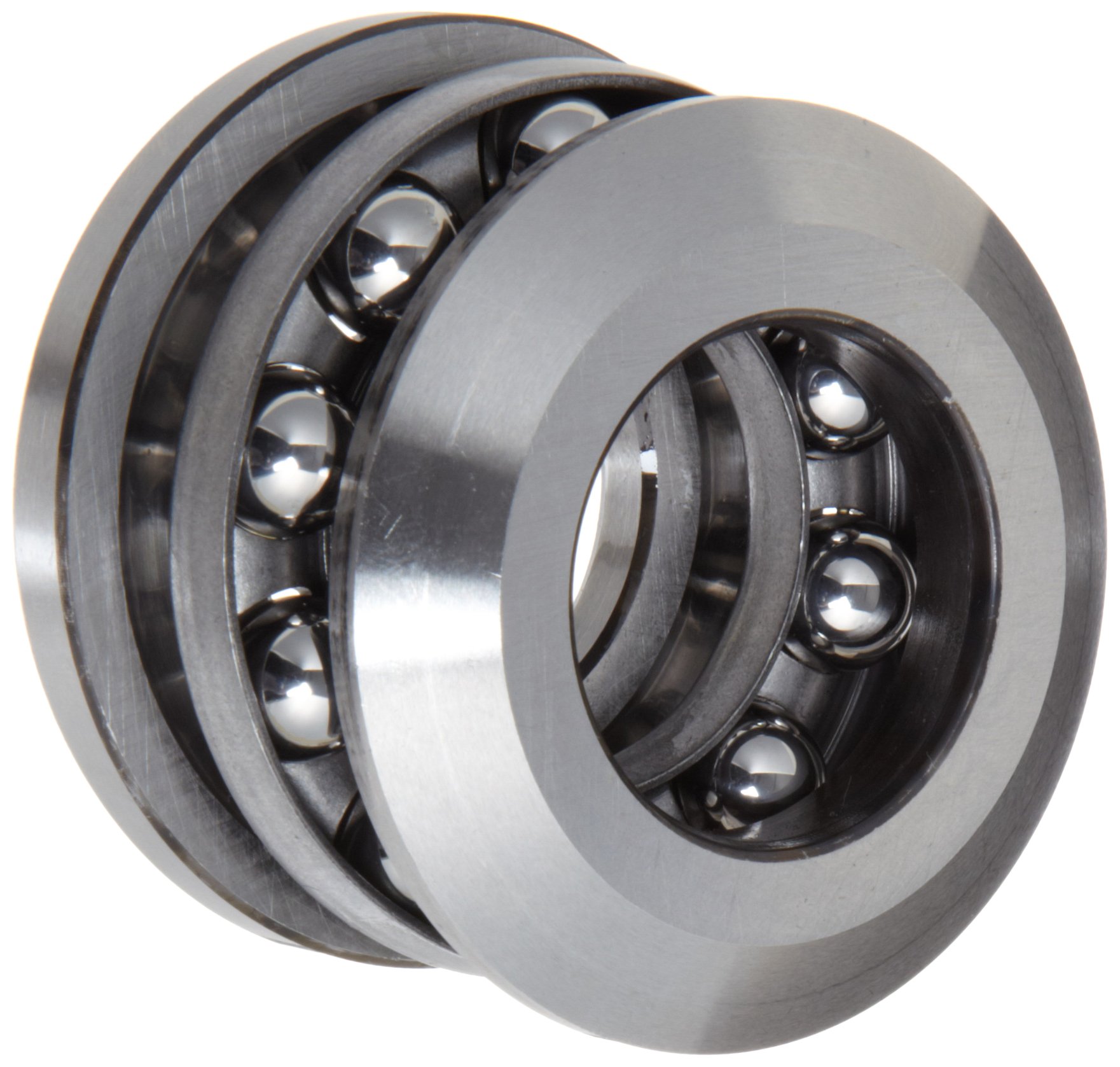 FAG 53208 Self-Aligning Thrust Bearing, Single Row, 90° Contact Angle, Open, Metric, 40mm ID, 68mm OD, 20.3mm Width, 3800rpm Max Speed, 22000lbf Static Load Capacity, 10600lbf Dynamic Load Capacity
