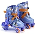 Trainer Skates - Light Up Wheels, ABEC 5 Bearings, Durable PVC Material, Foam Shoe Lining