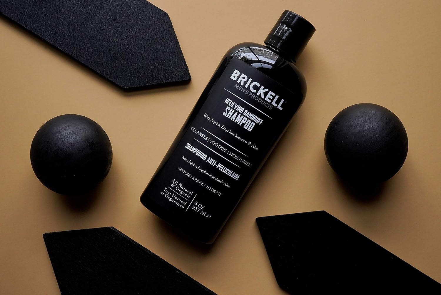 Brickell Men's Relieving Dandruff Shampoo for Men Natural & Organic, Soothes and Eliminates Dandruff with Ziziphus Joazeiro - Image 4