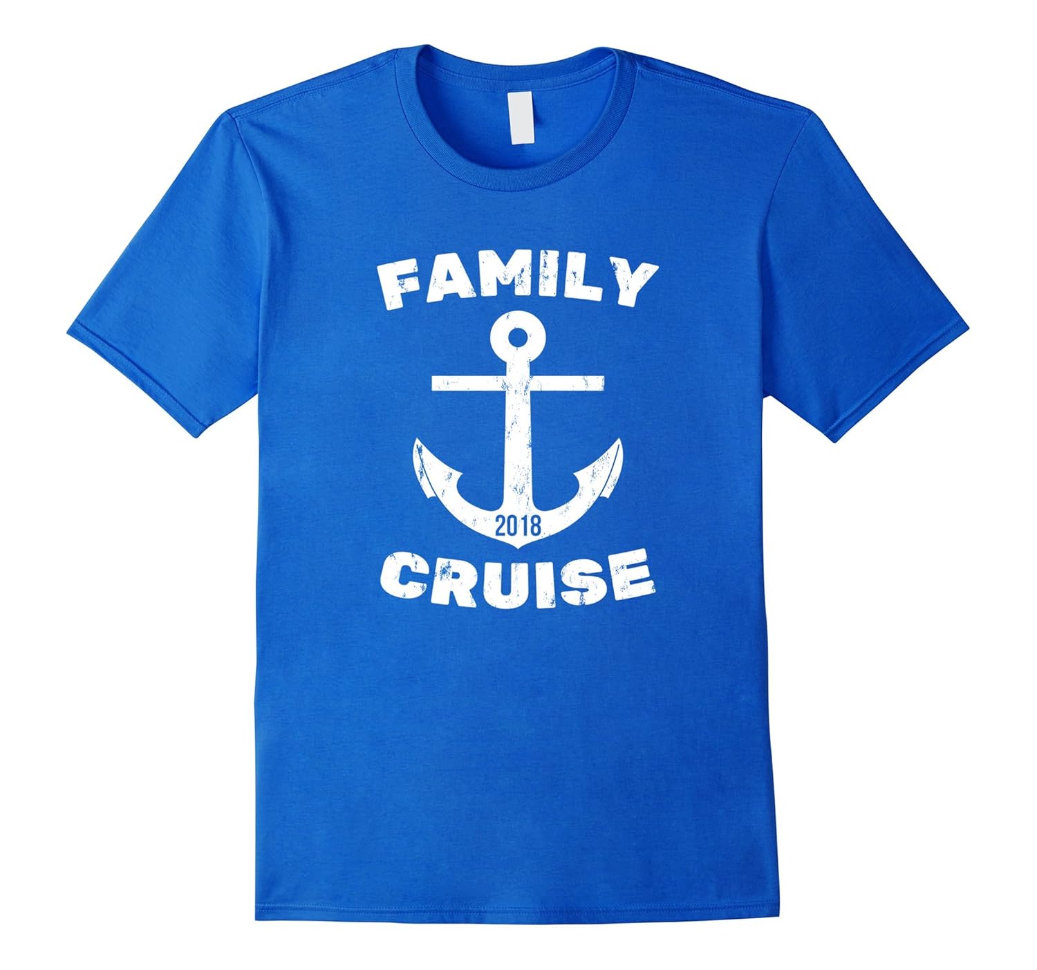 Family Cruise 2018 with Anchor T-shirt White Graphic-T-Shirt – Managatee