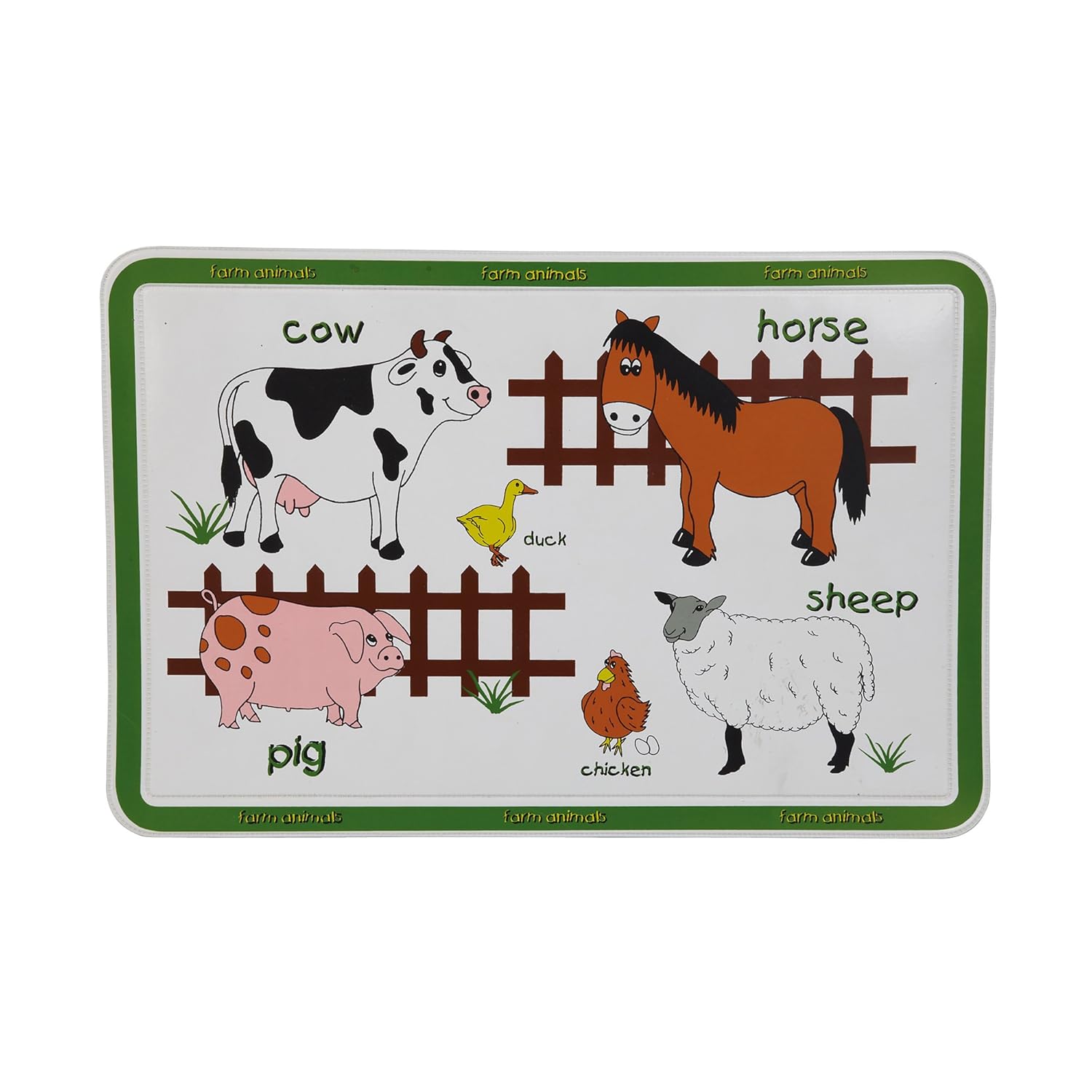 Farm Animals / Old MacDonald Child's Placemat/Craft Mat Amazon.co.uk Baby
