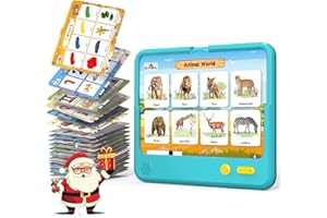 HOMESTEC Astro Pad, Toddler Interactive Learning Toys Ages 3 4 5 6, Kids Speech Therapy Educational Tablet Includes Sight Words, Nursery Rhymes, Stories, Perfect Christmas,Birthday Gift for Boys Girls