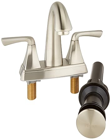 Buy Pfister Selia 2 Handle 4 Centerset Bathroom Faucet Brushed