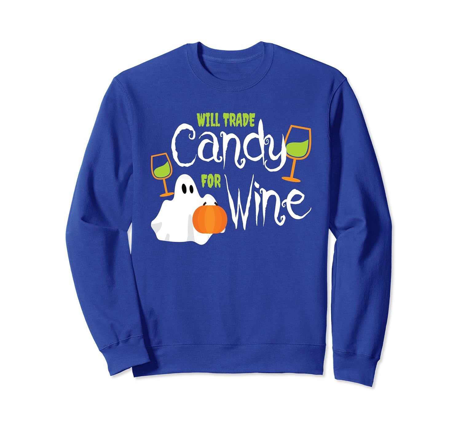 Wine Drinker Wino Alcohol Lover Drunk Halloween Sweatshirt-ANZ