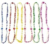 GZYSSL 48 Pcs Colorful Happy Birthday Party Beads Necklaces Birthday Party Beads necklaces Supplies Favors