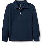 Janie and Jack Boys The Long Sleeve Pique Polo
