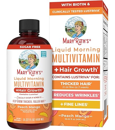 Amazon.com : MaryRuth Organics Gray Guard Liposomal Liquid Supplement and  Women's Liquid Multivitamins Hair Growth, Natural Hair Color Support, Hair  & Skin Health, Immune Support, and Overall Health, 2-Pack : Health &