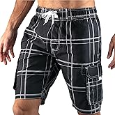 Kanu Surf Mens Flex Swim Trunks (Regular & Extended Sizes)