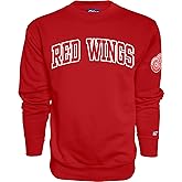 Blue 84 NHL unisex-adult Nhl Officially Licensed Crewneck Sweatshirt Sleeve Logo Team Color