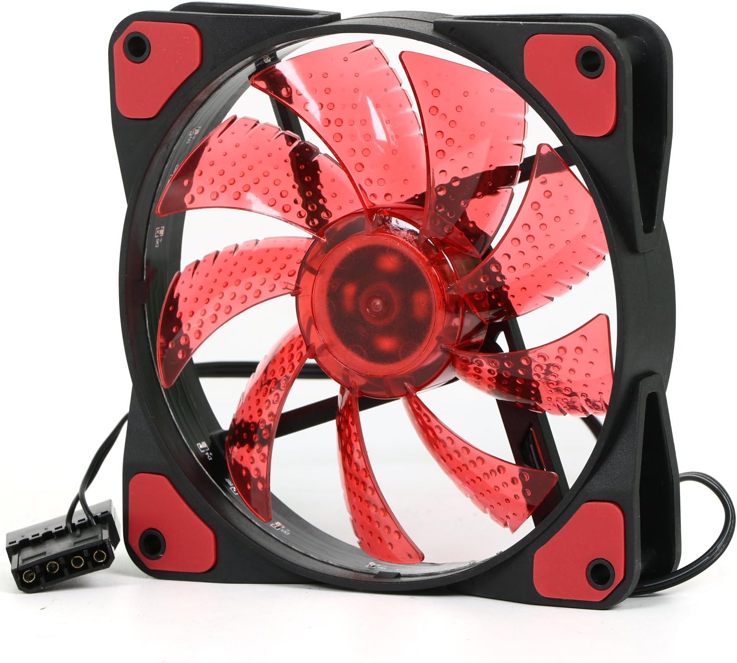 TRIXES Red LED PC Fan 120mm Amazon.co.uk Computers & Accessories