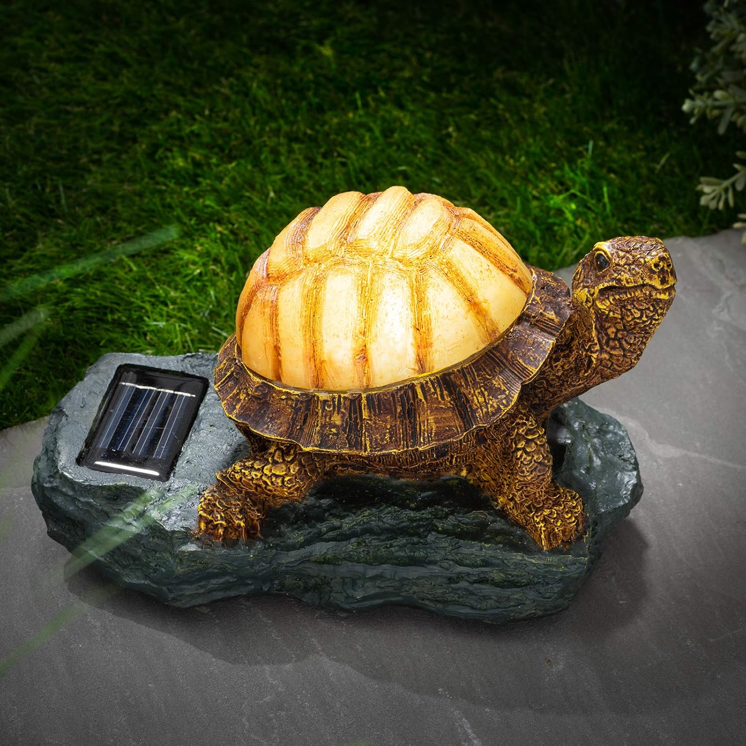 Novelty Light Up Solar Power Red Solar Light Garden Ornament Lawn