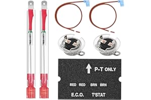 WTNYOU RV Water Heater Thermal Cutoff Kit with ECO Thermostat Assembly Kit, Replacement Part for Atwood 91447 93866 RV Camper Water Heater Tank Repair