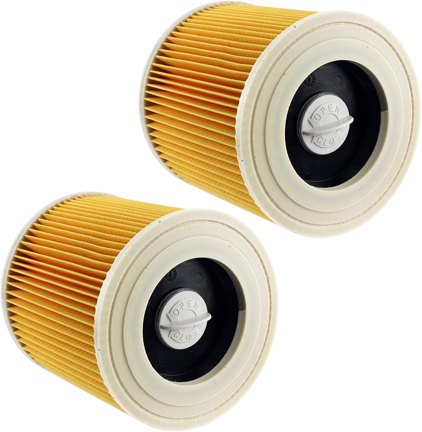 2 Filtri Per Aspirapolvere Kärcher 2.889-219.0 - Vhbw - Per Umido/secco - Confezione Da 2