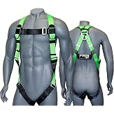 AFP Full-Body Fall-Arrest Harness, Mating Buckles | Full-body occupational fall-arrest harness with a dorsal D-ring for roofing, construction and scaffolding applications.