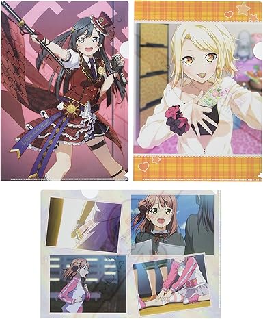 Amazon ラブライブ 虹ヶ咲学園スクールアイドル同好会 クリアファイルセット ｖｅｒ 2年生 アニメ 萌えグッズ 通販